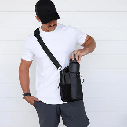 IronClasp™ Magnetic Bottle Bag – Gym-Ready Hydration