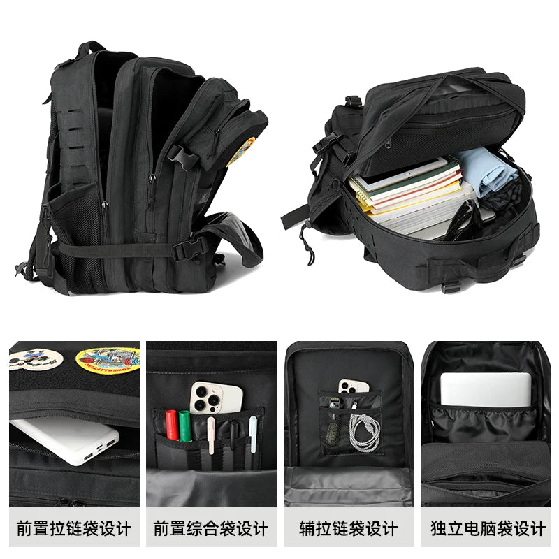 IronVorn™ Tactical Gym Backpack – 45 L